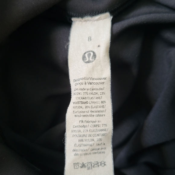 Lululemon Wunder Train Contour Fit High-Rise Tight 25" Black 8 - Picture 11 of 12